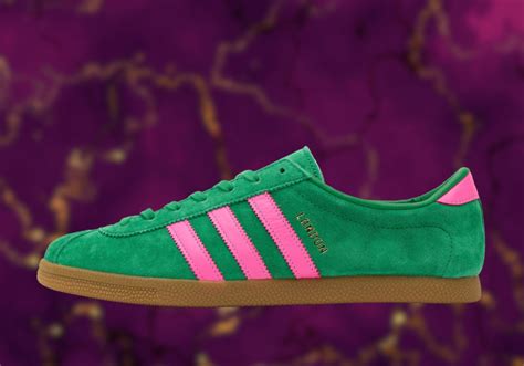 adidas london green pink|green and pink adidas spezial.